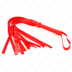 Kink - Fouet Simple Rouge 45 Cm